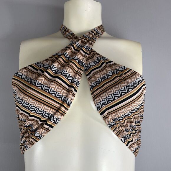 Volcom European Collection 2 Piece Bikini Women’s L Aztec Print Rare New No Tags - Picture 13 of 16